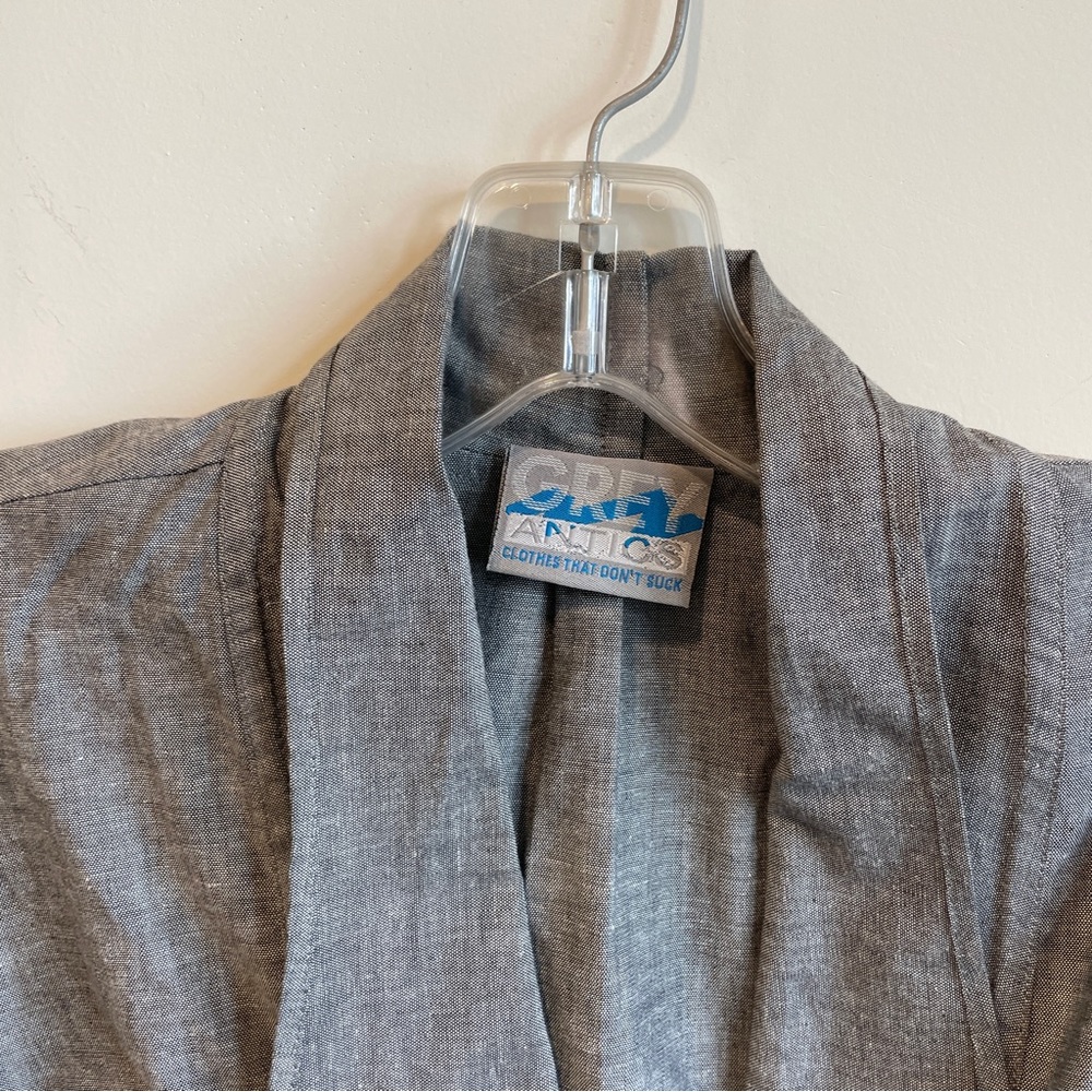 Grey Antics Collared Button-Down Long-Sleeve Shirt - image 6